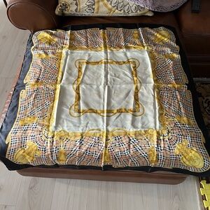 Vintage Burberry silk scarf